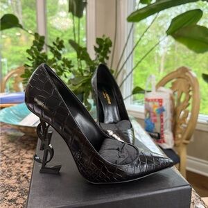 Yves Saint Laurent Cocco Mini/Nero Lucido Nero All Black